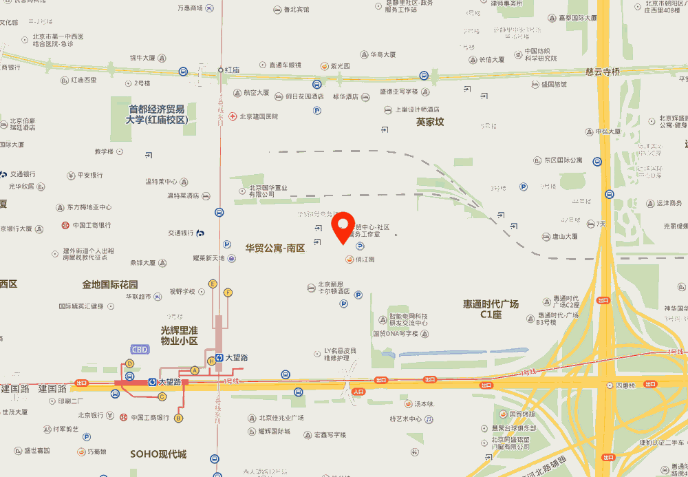 华贸商务楼位置地图